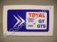 AUT TOTAL GTS : autocollant huile moteur "Total GT ou GTS".<br />3 euros.